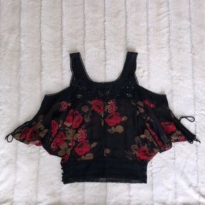Flower-pattern Guess Blouse